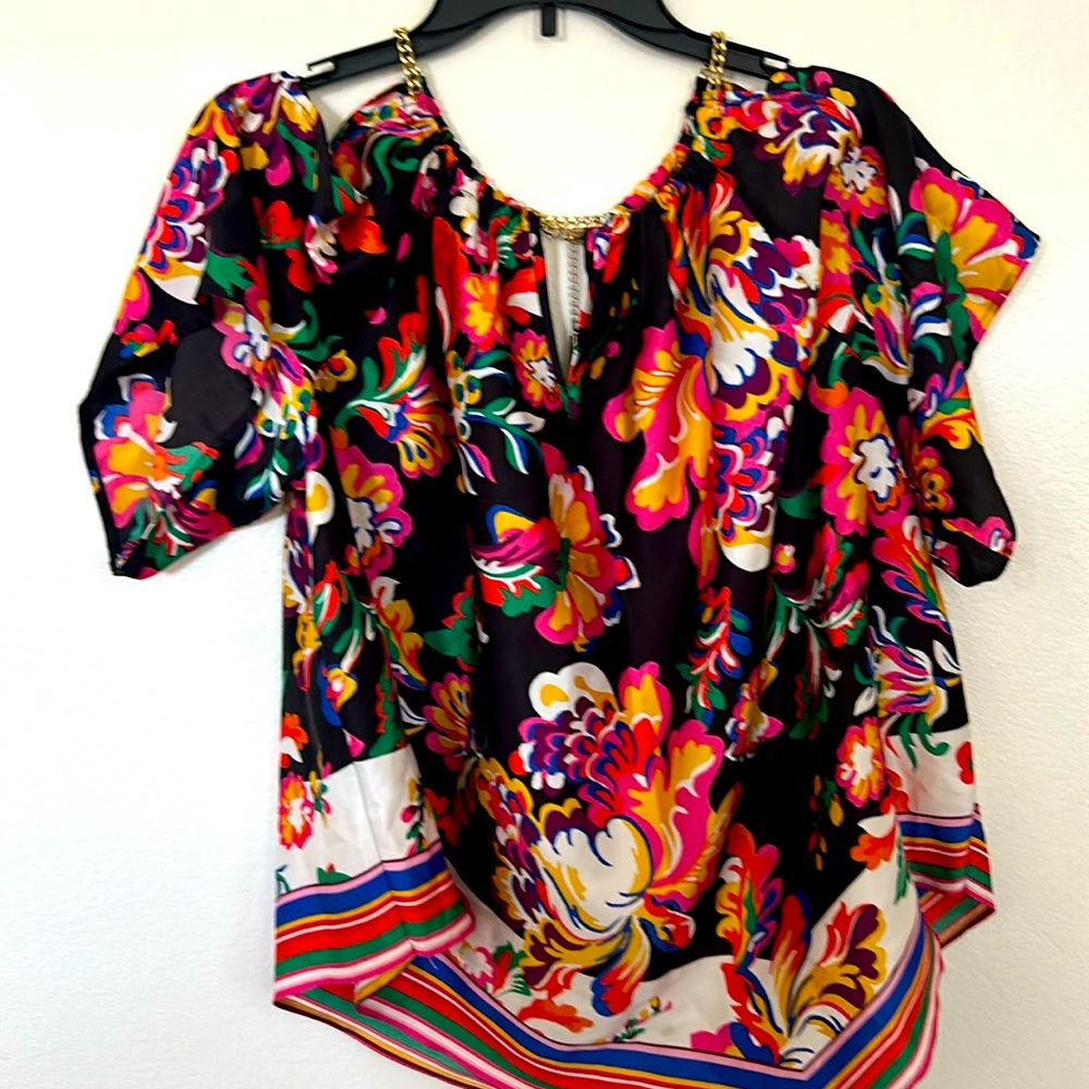 Multiple color dress blouse